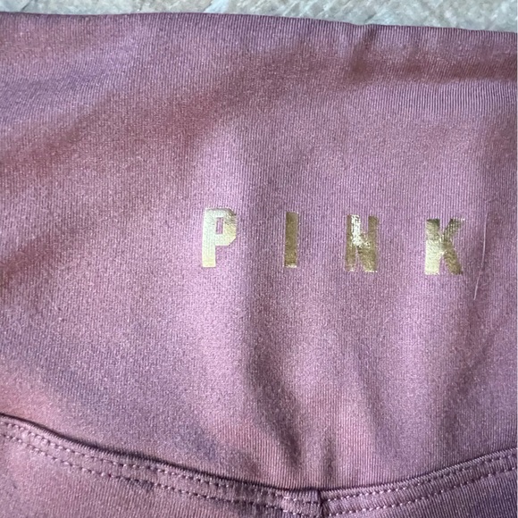 VSPINK 💗L/S Logo Campus Tee(M)Oatmeal & VSPINK💗Cozy Fleece Leggings(M)Cocoa-SET! - Picture 7 of 15